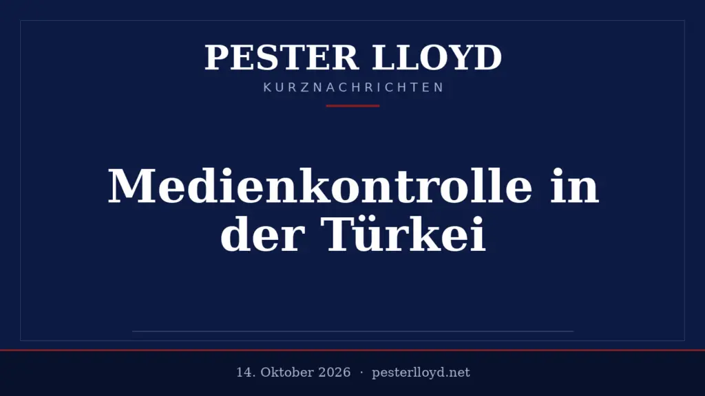 Türkei: Polizeiaktion gegen oppositionellen TV-Sender