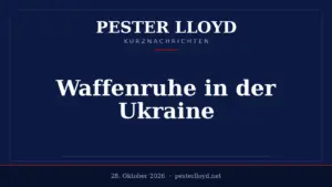 Ukraine: Waffenruhe um Oleschky hält – Hoffnung auf Stabilität