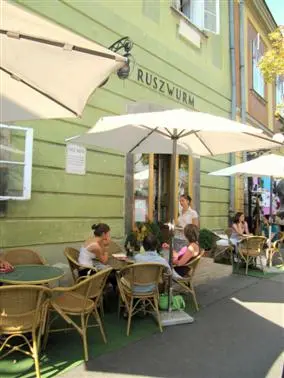 Das Café Ruszwurm im Burgviertel Budapest